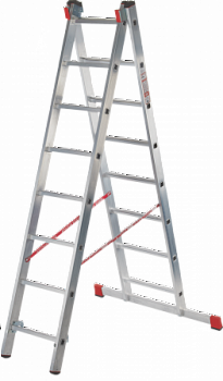 Профессиональная алюминиевая двухсекционная лестница NV3220 (3220222)